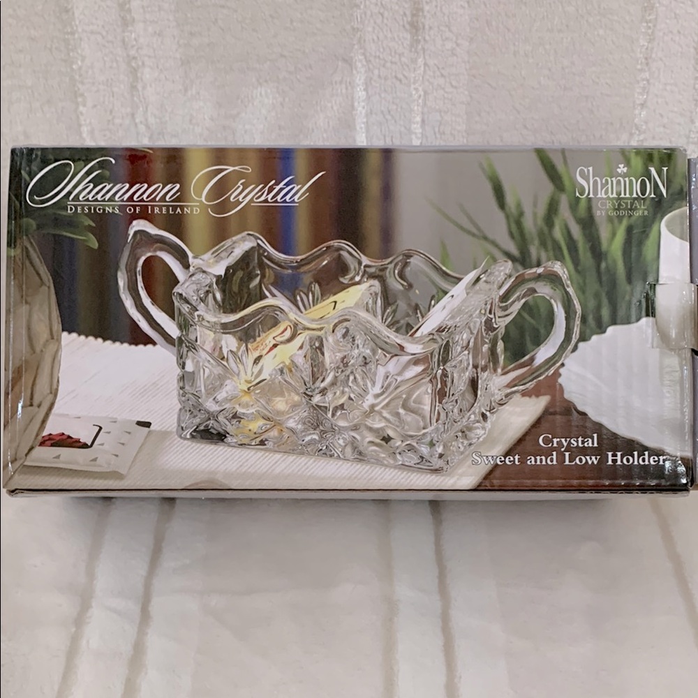 Shannon Crystal by Godinger Sweet and Low Holder